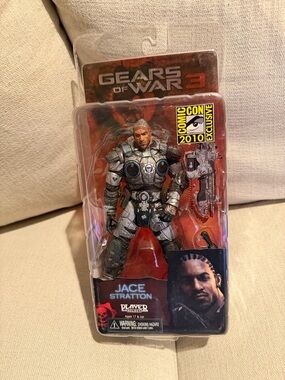 Gears Of War 3 Jace Stratton NECA Figure SDCC 2010 Exclusive NEW Sealed